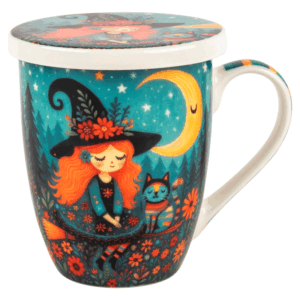 Taza bruja gato